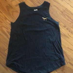PINK Victoria's Secret Black Tank Top